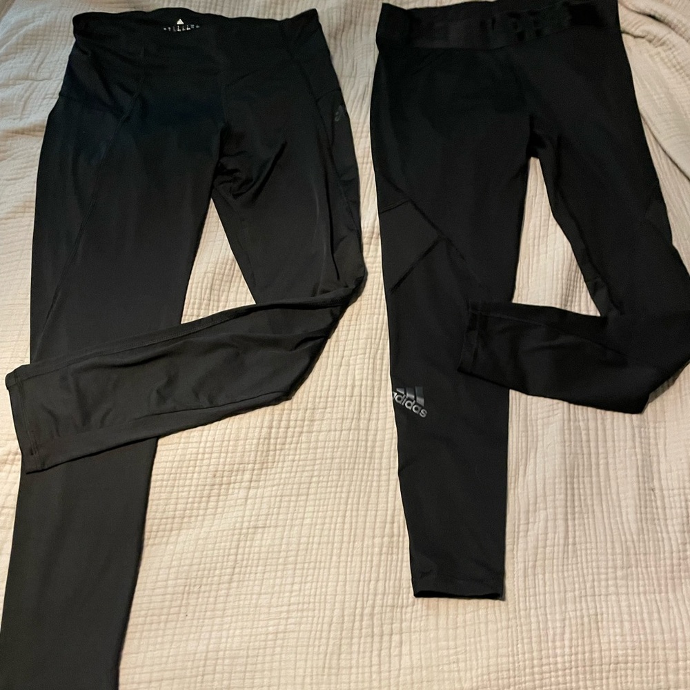 Two or of adidas legging like new size youth large